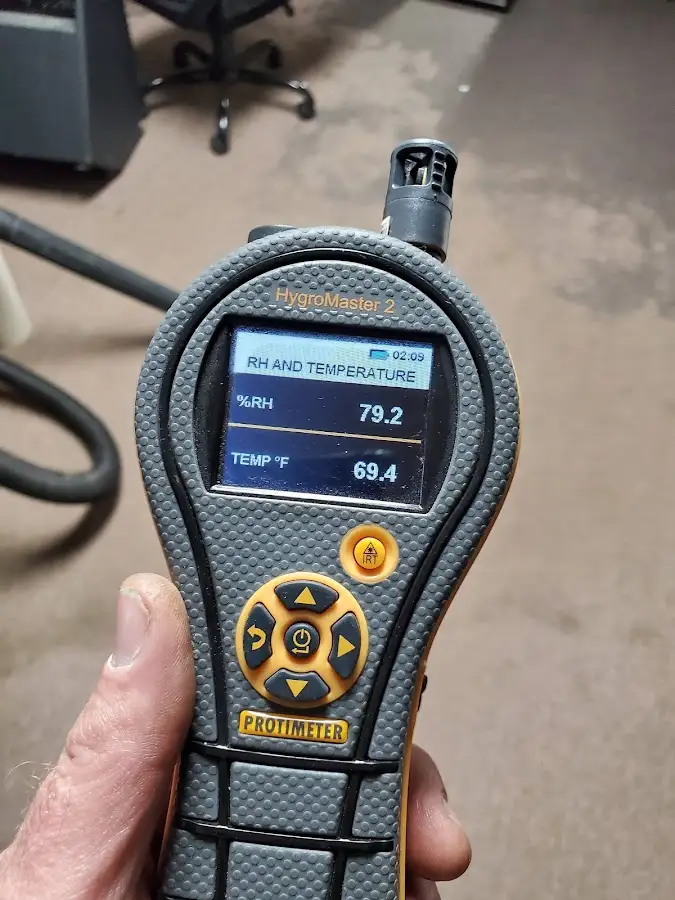 Moisture meter humidity assessment for Fire & Smoke Damage Restoration in Forks